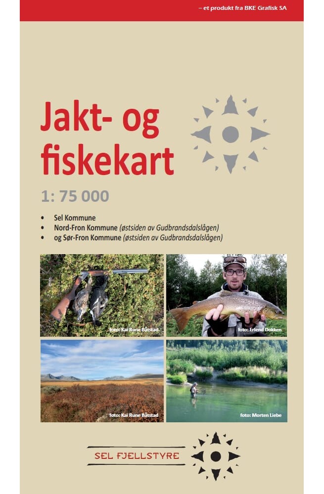 Jakt- og fiskekart (inkl.frakt)